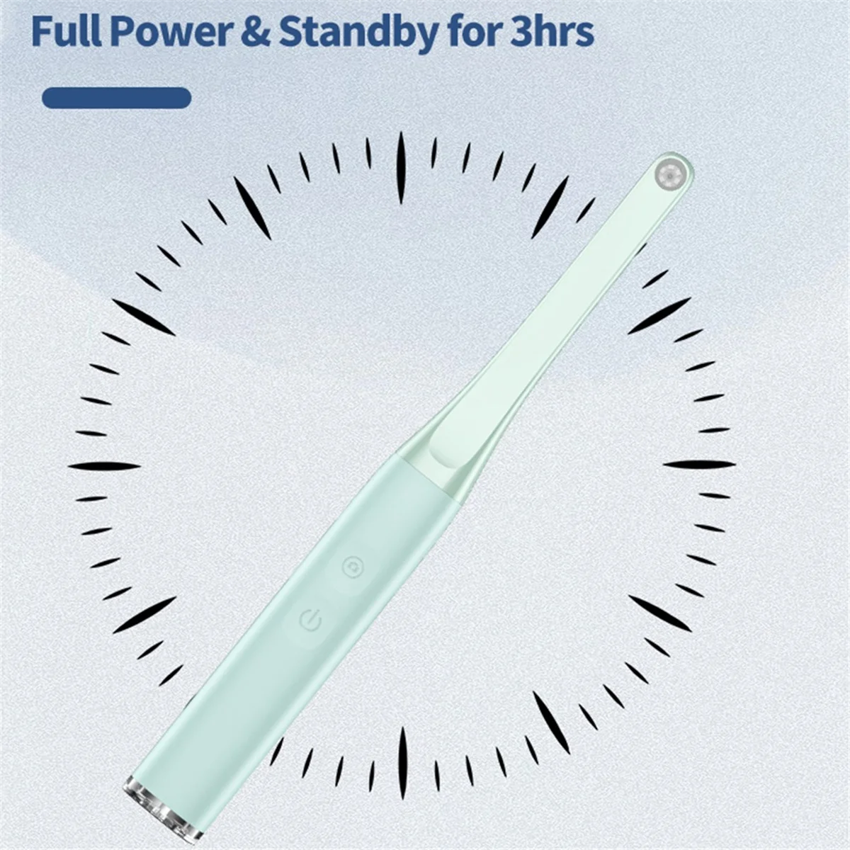 Wireless Wifi Intra oral kamera Zahnmedizin Inspektion Endoskop Kiefer orthopäde Tool mit 6 LED-Licht für Smartphone-Grün