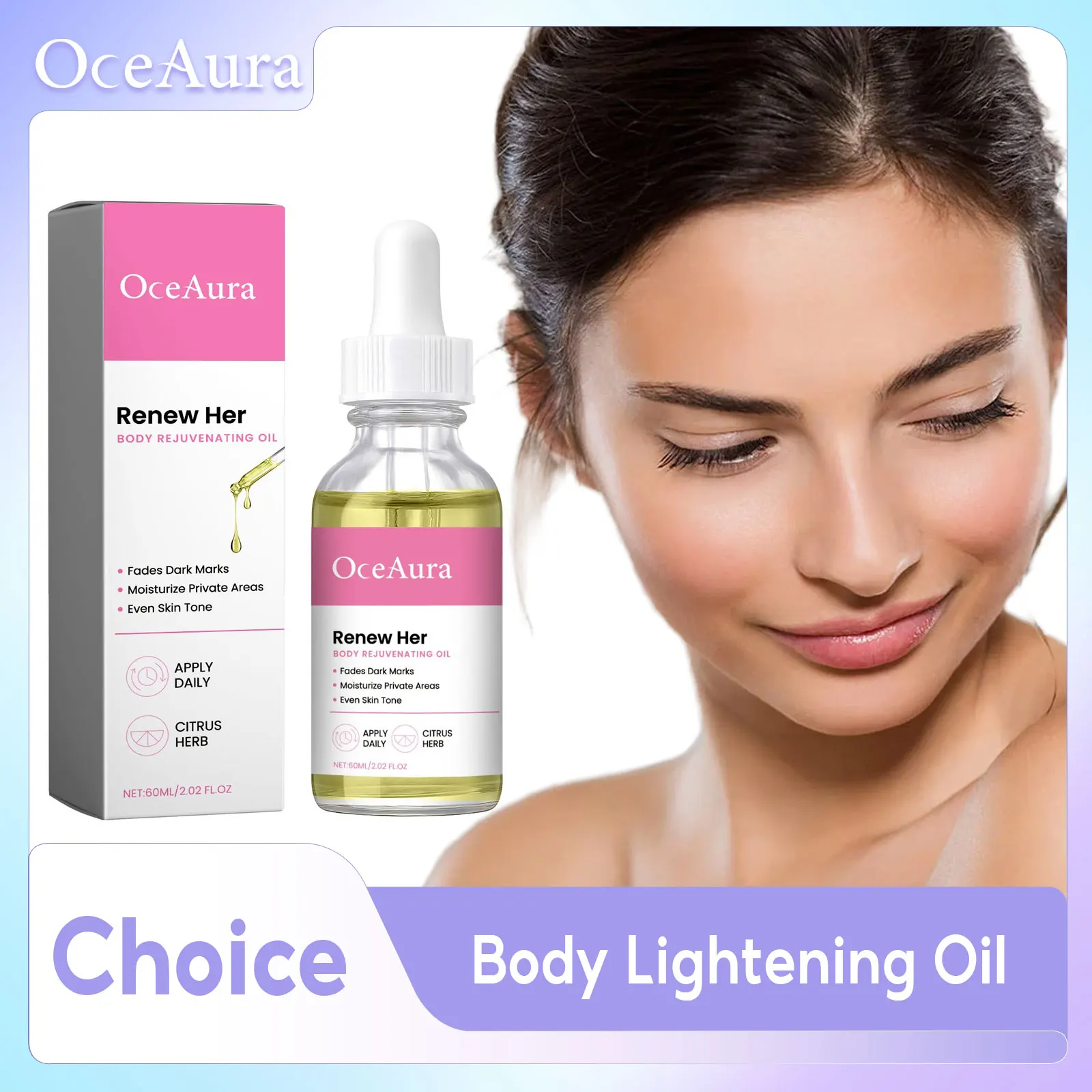 

Body Lightening Oil Relief Dryness Roughness Improve Dullness Melanin Removal Serum Nourishing Brightening Skin Care Products