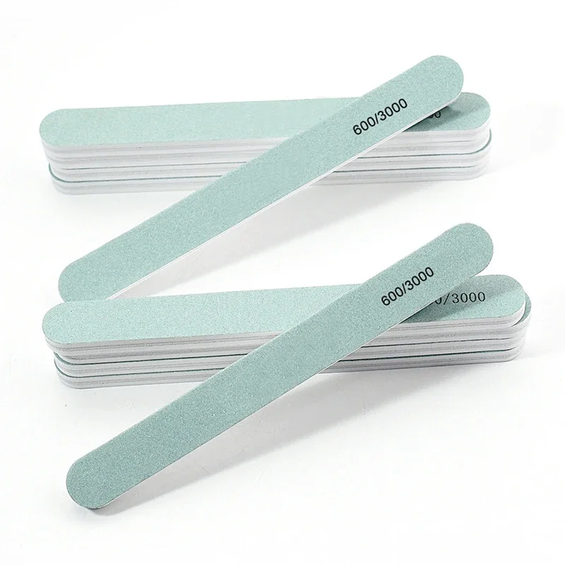 ชุดตะไบเล็บมือและเท้าแบบมืออาชีพ 5/10 ชิ้น ความละเอียด 600/3000 สำหรับตกแต่งเล็บ ขัดเงา ทำเล็บมือและเล็บเท้า พร้อมฟองน้ำขัดเงา