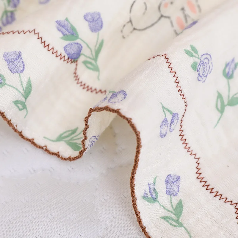 Baby Pillowcase Made of Pure Cotton Breathable Lightweight Sweat Absorbing Suitable for Home Daycare and Travel No Pillow insert