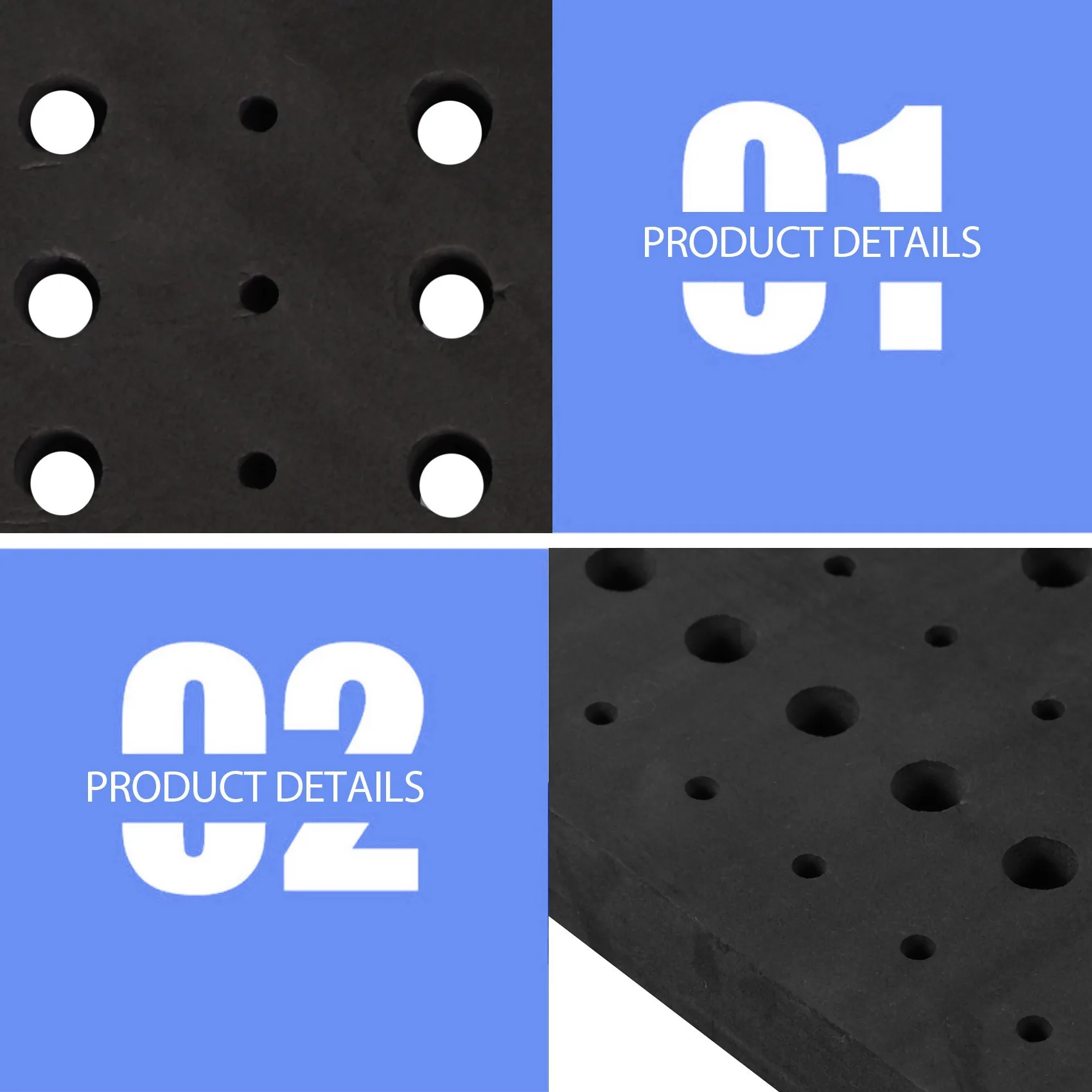 Tempat Penyimpanan Baki Bit Router 110 Lubang untuk Bit Pemotong Penggilingan Batang 1/4 Inci 1/2 Inci