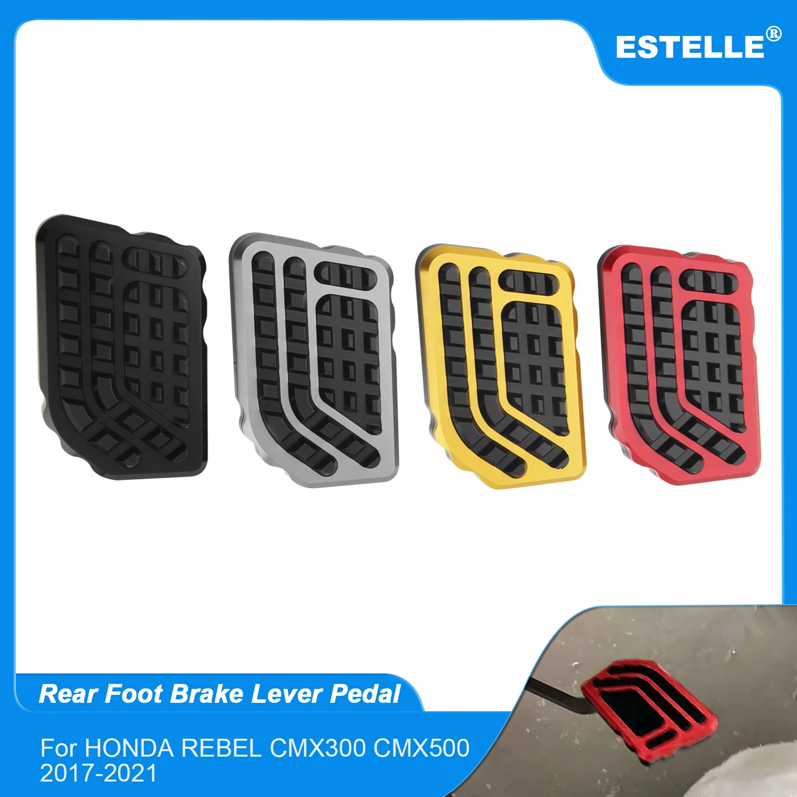 Motorcycle brake pedal anti-skid widening pedalHonda Rebel CMX 300/500 Non-slip pedal  for 2017 2018 2019 2020 2021