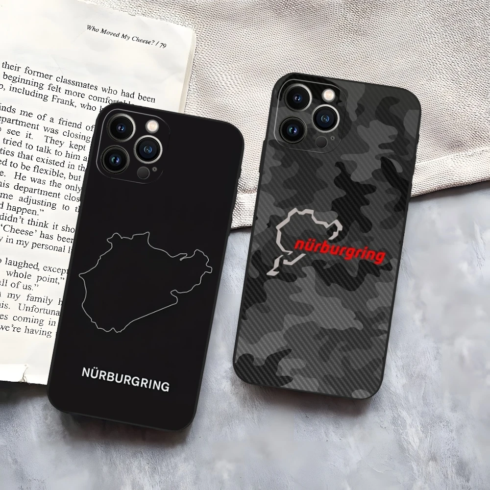 Racing Motor Sport Nurburgring Phone Case for iphone 15 14 Pro 13 Mini 11 12 Max Xr X Xs 8 Plus Shockproof Back Cover