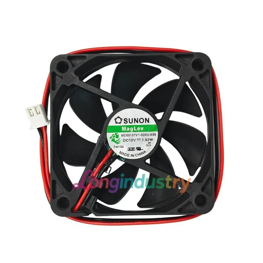 

1 Pc. New for ME60151V1-000U-A99 Cooling Fan 6015 DC12V 1.92W 6CM 2Pin