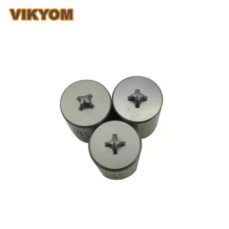 M20 M23 M26 M30 M40 D12 Cold Heading Machine Second Punch Mold Stainless Steel Screw Flat Head Cross Punch HSS Customized
