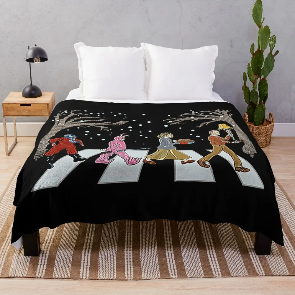 

A Christmas Story Road T-Shirt Throw Blanket Ultra Plush Cozy Blanket for Napping Sleeping