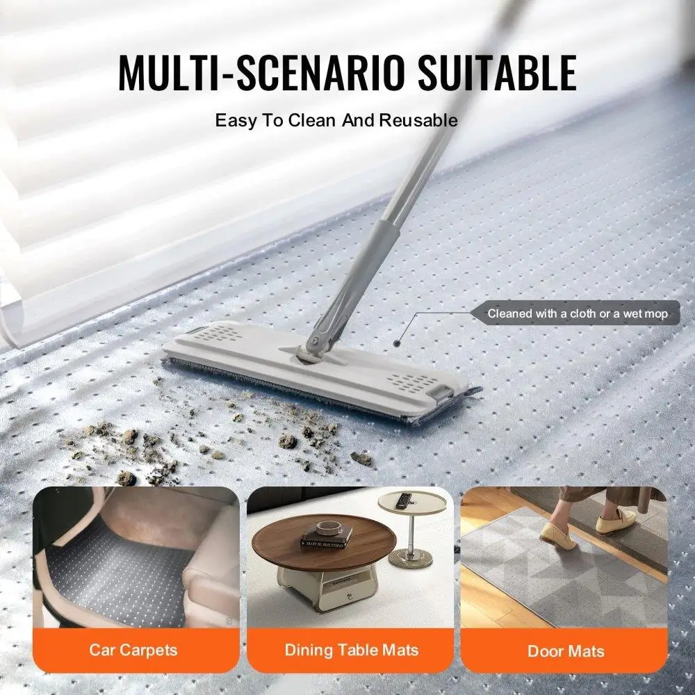 حصيرة واقية لسجاد القطط مقاس 24 × 12 قدم من مادة PVC مقاومة للخدش ومضادة للانزلاق وسهلة القطع لحماية المدخل #3