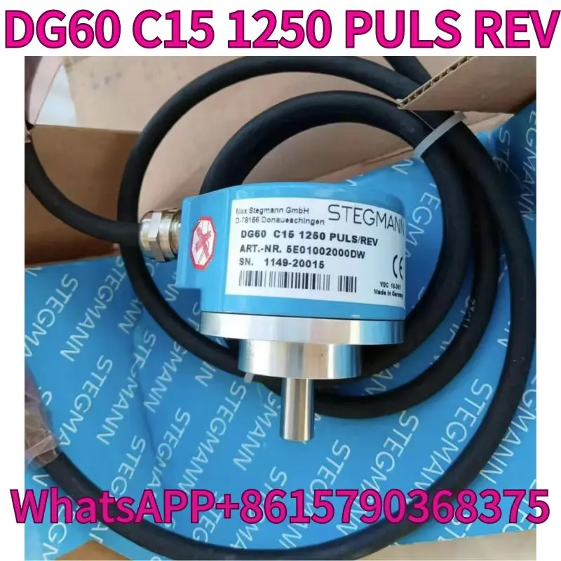 

New encoder DG60 C15 1250 PULS/REV with a one-year warranty for fast shipping