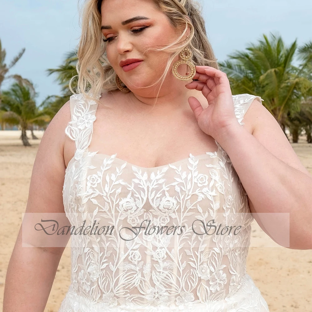 Vestidos de casamento boho plus size feminino personalizado linha A varredura trem فستان sattaliات mireutan