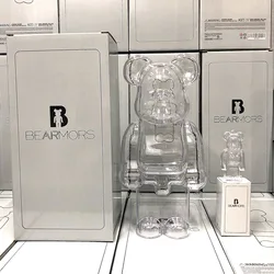 Protective Case For Bearbrickly 400% + 100% Transparent Building Block Bear Keychain Bear Bear Brick Display Dustproof Case