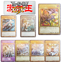 Diy Homemade Yu-Gi-Oh! Sky Striker Ice Blue-Eyes White Dragon Anime Characters Collection Flash Card Cartoon Toys Christmas Gift