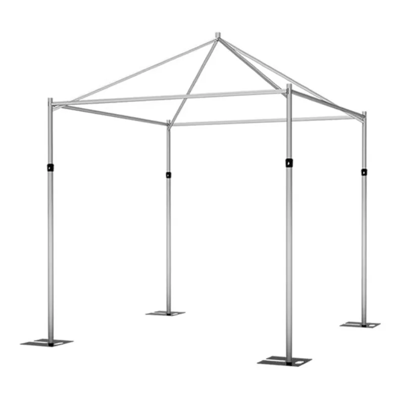 Adjustable Square Modern Simple Wedding Tent Kit Heavy-Duty Pipe & Drape System for Breathtaking Wedding Party Event Decorations