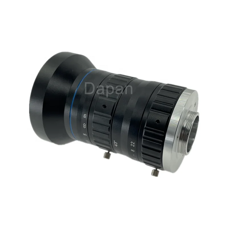 Объектив 4/3 дюйма с большим датчиком, промышленный объектив 10 МП, крепление C, объектив машинного зрения 16 мм