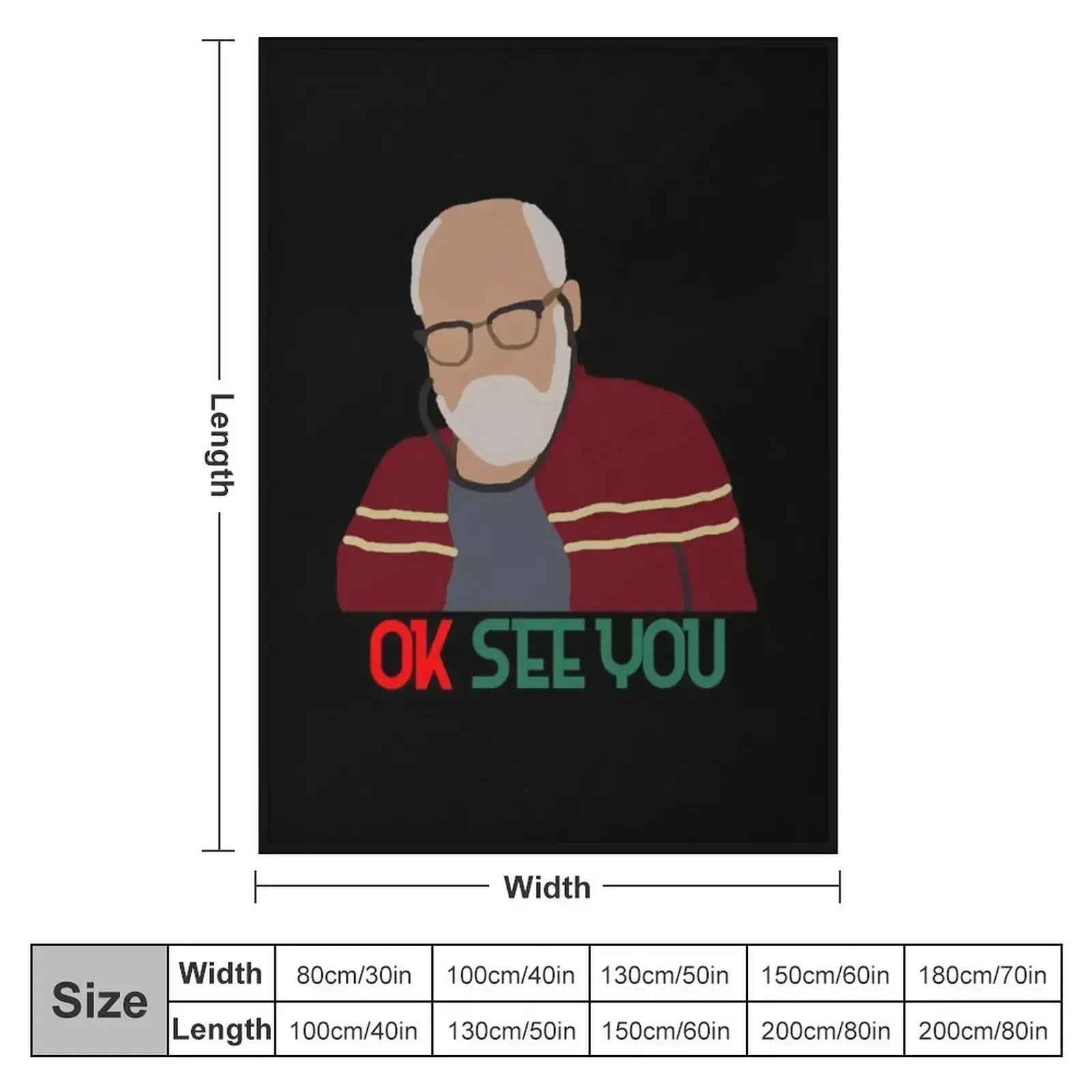 Uppa - Kim Convenience Ok See You Drawn T-Shirts Gift For Fans, For Men and Women Throw Blanket Single Cute Baby Blankets