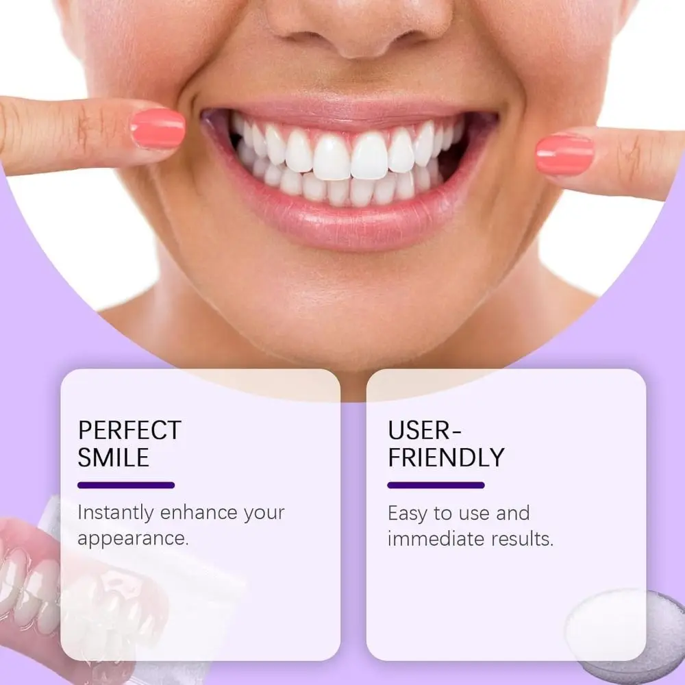 

Виниры в зубах Силиконовый набор для зубных протезов Мягкие зубы Комфортная посадка Силиконовый набор для зубных протезов Силиконовый мгновенный