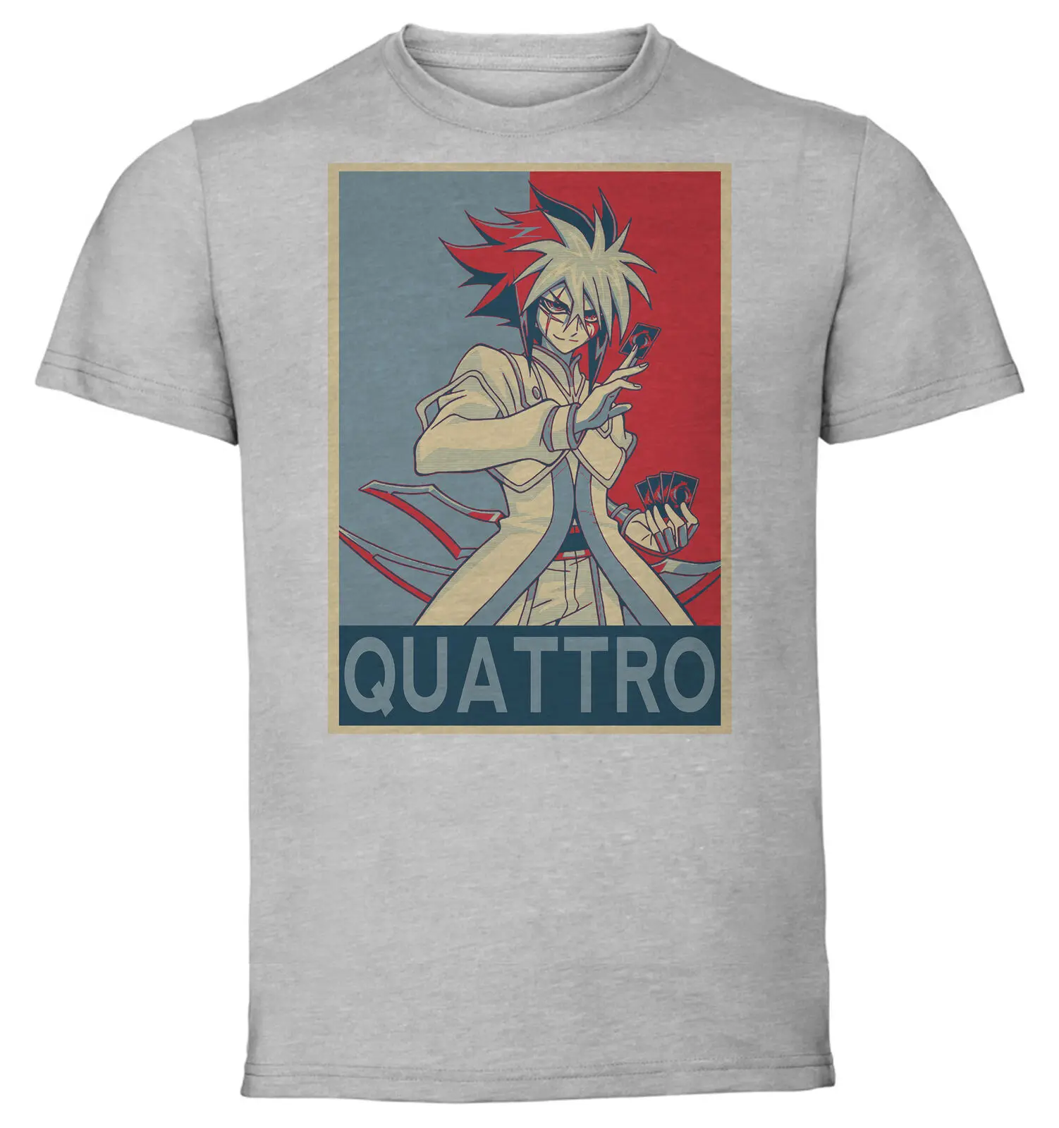 T-Shirt - Gray - Propaganda - Yu Gi Oh Four-