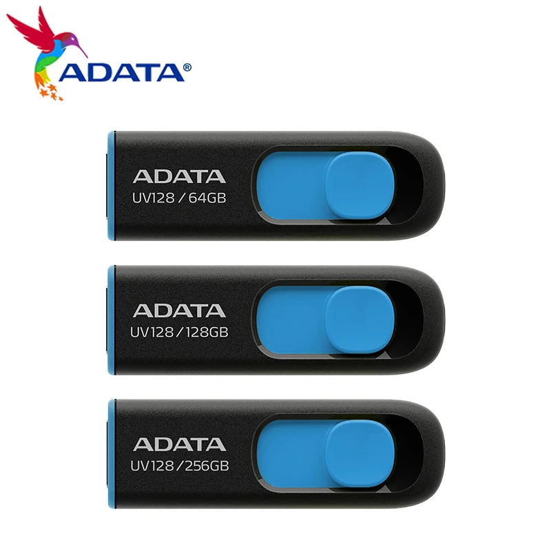 pen-drive-usb-32-da-serie-adata-uv128-com-interface-retratil-para-sistemas-de-computador-alto-falantes-de-carro-e-armazenamento-portatil-de-escritorio