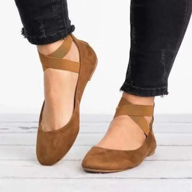 

Flat Casual Shoes Women's Loafers Autumn Retro Comfortable Breathable Slip-On Soft Flat Heeled Shoes Zapatos De Mujer zapatos