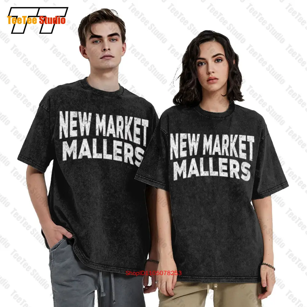 

Винтажная футболка большого размера New Market Mallers 4ZMT, эстетичная одежда