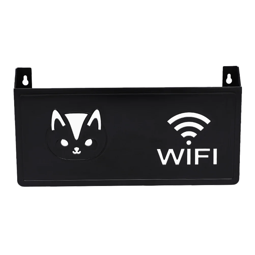 Wall Storage Box Multifunctional Router Hider Wifi Wall Mount Ventilated Floating Shelves Decorative Plastic