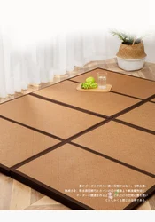 4.5cm Folding Japanese Traditional Tatami Mattress Large Folding Floor Yoga Sleeping Baby Play Mat Comfortable Bedding Mattress