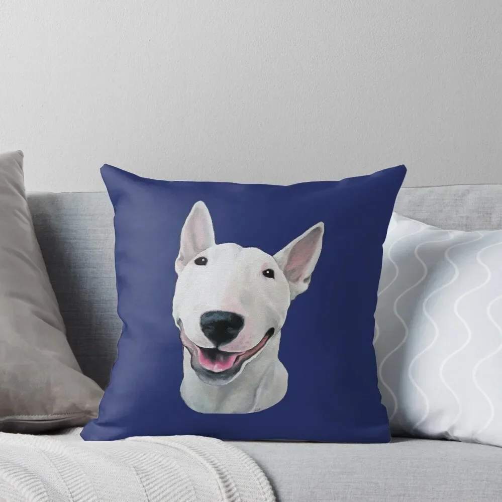 Bull Terrier Unconditional Throw Pillow Couch Pillows bed pillows Pillow