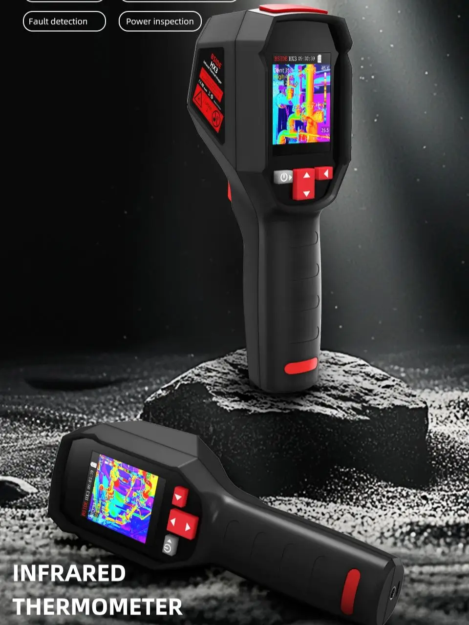 BSIDE – caméra d'imagerie thermique portative industrielle HX3 -20-550C, résolution HD, inspection des tuyaux PCB, imageur thermique de sécurité incendie