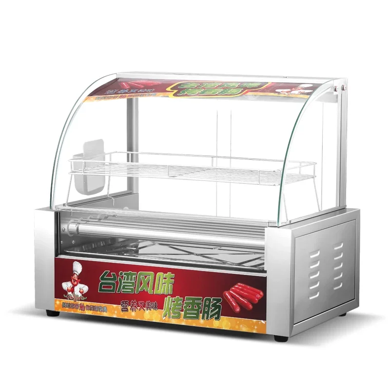 Latest Model Hot Sale Commercial Hot Dog Roller Machine Efficient Sausage Grilling Stainless Steel Hot Dog Maker​
