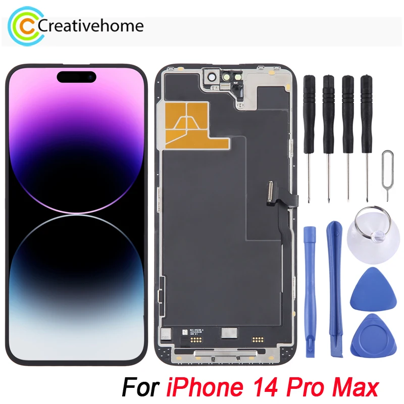 

LCD Screen For iPhone 14 Pro Max OLED LCD Display with Digitizer Full Assembly Replacement