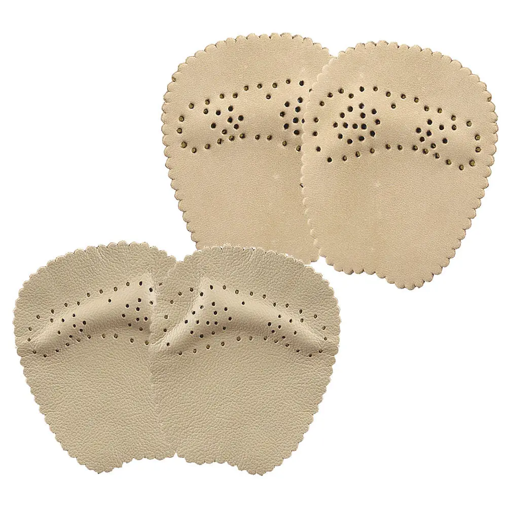 

2 пары накладок для передней части стопы для облегчения боли при ношении высоких каблуков, метатарзальные подушечки, износостойкие, эластичные, невидимые, с дизайном в виде половины ладони