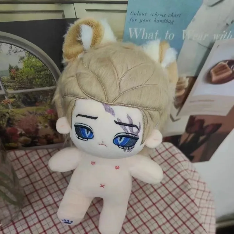 

Anime Identity ⅤAlva Lorenz 20CM Cosplay Plush Doll Ears Body Dress Up Plushie Puppet Figure Toys Christmas Present Cotton Dolls
