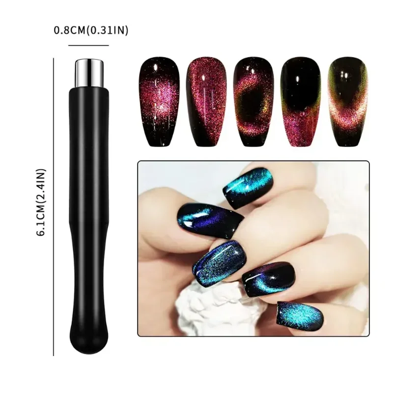 8 pz/16 pz Magnete Stick Bacchetta Set Per 3D Magnetico Cat Eye Gel Magico Unghie Artistiche Strumento Gel UV Magnete Bastone Manicure Unghie artistiche strumenti