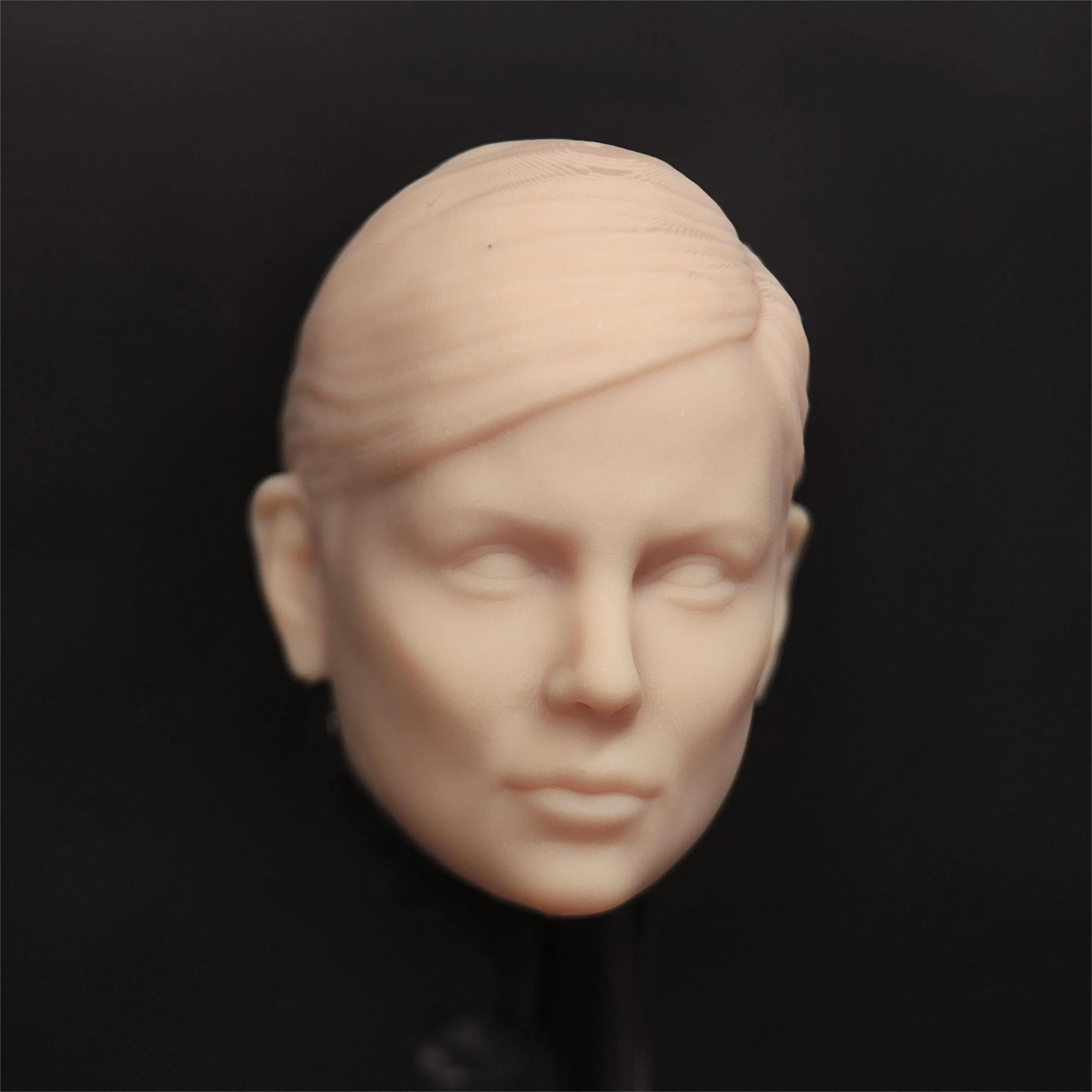 HL1953 DIY Customized 1/18 1/12 1/10 Scale Unpainted Head Sculpt for 3.75