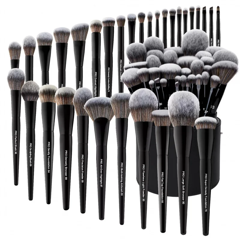19/32-Piece Pro Makeup Brush Set: Versatile Tools Foundation, Concealer, and Eye Makeup