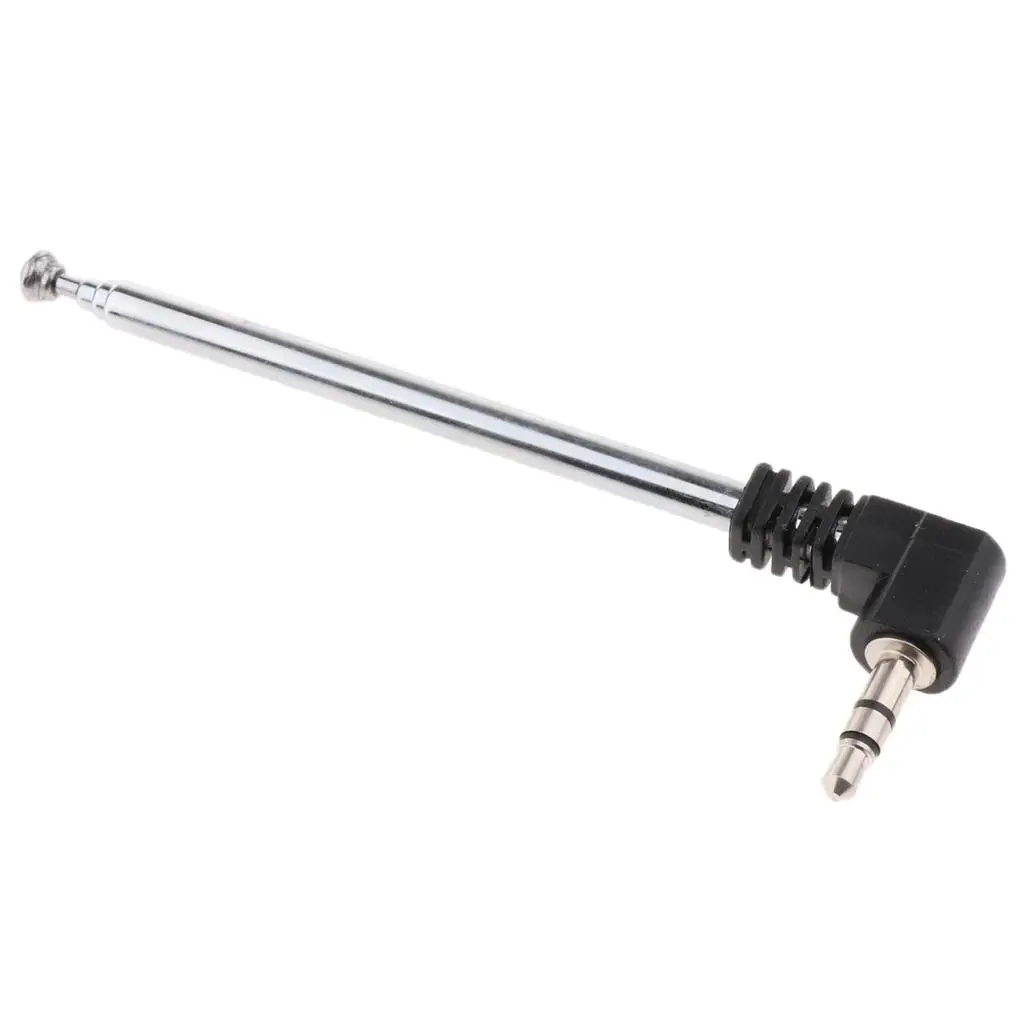 Telescoping Rod 4 Section Extendable Replacement 90mm Silver