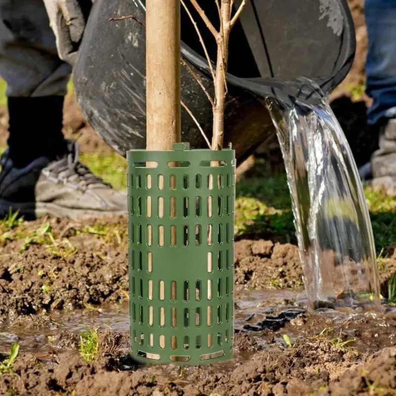 Tree Trunk Protector Adjustable Weatherproof Sapling Bark Guard Prevent Bark Damage for Home Backyard Garden Landscaping