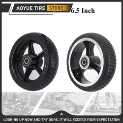 6.5 Inch Solid Wheels 6.5-inch Explosion Resistance Non-inflatable Tyre Wheels For Electric Scooters, Baby Carriage Accessories