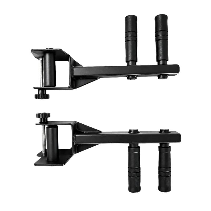 Power Rack Dip Bar for Rack Dip Training, Steel Rack Mounted Hold with Knob Tight Mount and Textured Grip for Upper Body 69HD