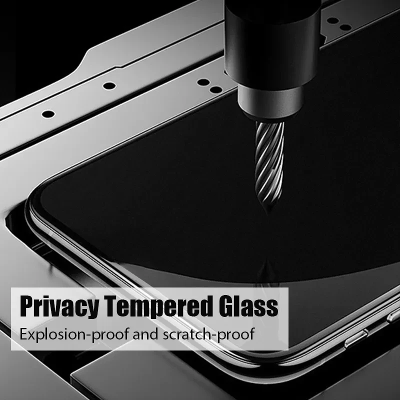 2PCS Privacy Screen Protectors For Vivo Y72 Y73T Y75S Y76S Y77E T1 Y77 5G Anti-spy Tempered Glass Films