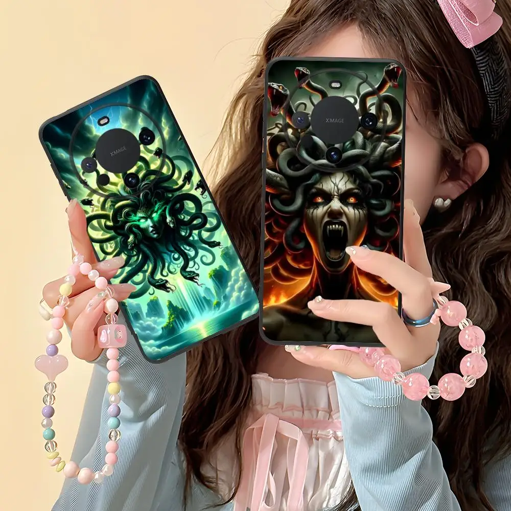 

Medusa Snake Gorgon Mobile Phone Case for Huawei Mate 60 50 40 30 20 10 Pro Plus Lite E 5G Colorful Printing Cover Pretty Cover