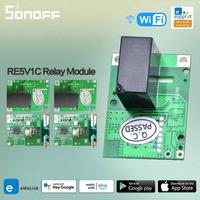 SONOFF RE5V1C Wifi DIY Switch 5V DC Relay Module Smart Wireless Switches Inching/Self-locking APP/Voice Remote ON/OFF Modules