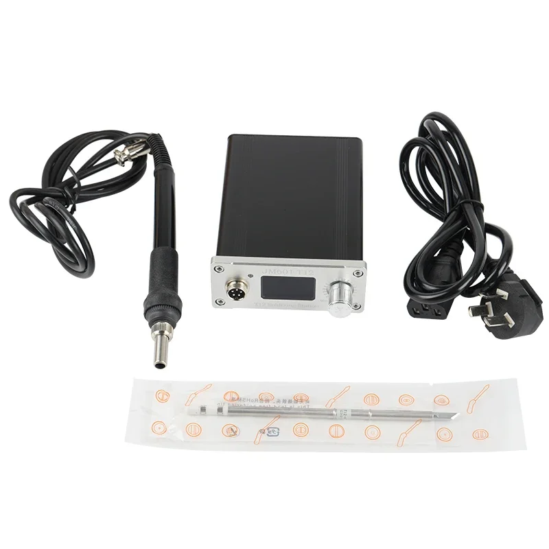 JM601 T12 soldering iron T12 soldering station intelligent CNC panel 1.3 inch OLED screen with DC battery power supply