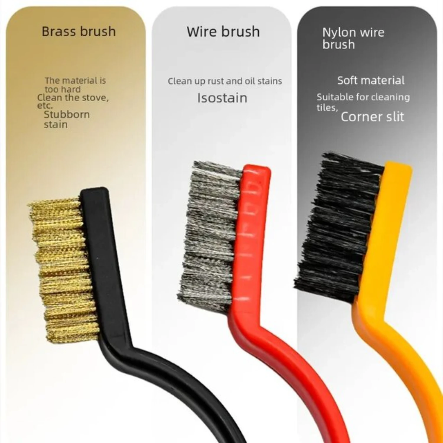 Highly Effective Stainless Steel and Ceramic Top Kitchen Stove Cleaning Brush Set - Ideal Gas Cooker Cleaners for Impeccably Cle