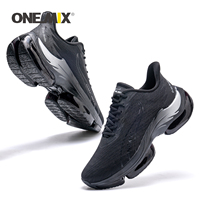 ONEMIX Men's Running Shoes Breathable Mesh Sport Outdoor Athletic Walking Sneakers cushion gym Big Size 35-47 Shoes