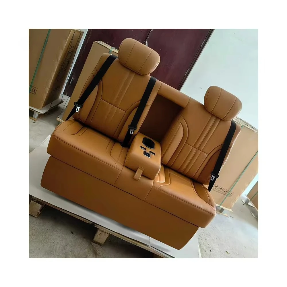 Interior Modified Electric Vip Luxury Car Back Rear Seat Sofa Bed for Alphard - view 4