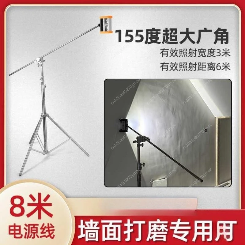 

Светодиодный прожектор, шпатлевка, эффект шлифования стен, строительство, принятие, прозрачный угловой светильник