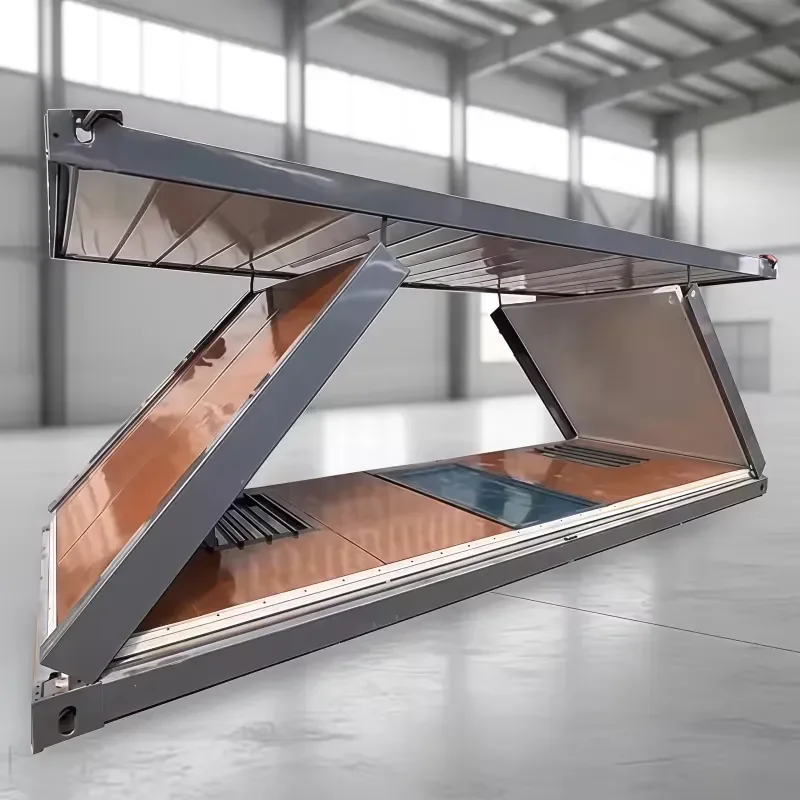 20' Folding ContainerHouseContemporary for BedroomWorkshopHome Office Hotel Shop Made Steel Sandwich Panel