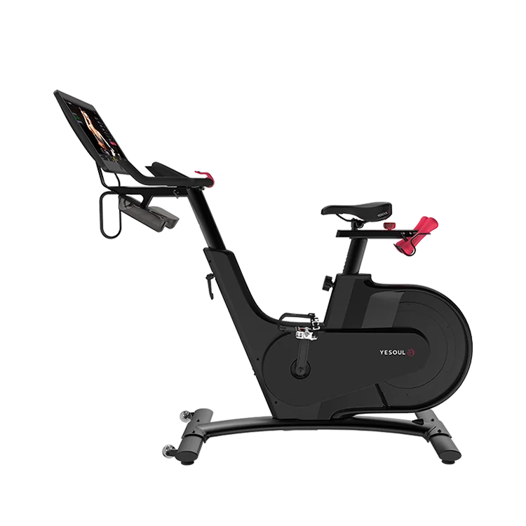 YESOUL V1 PLUS Spin Bike with Screen Spin Bike with Touch Scream Training Bike with Flat Cardio Trainer with App