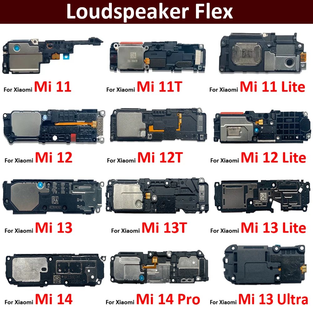 

New Loud Speaker Buzzer Ringer Loudspeaker Flex Cable For Xiaomi Mi 11 11T 12 12T 13 13T 14 Pro Lite Ultra Replacement Parts