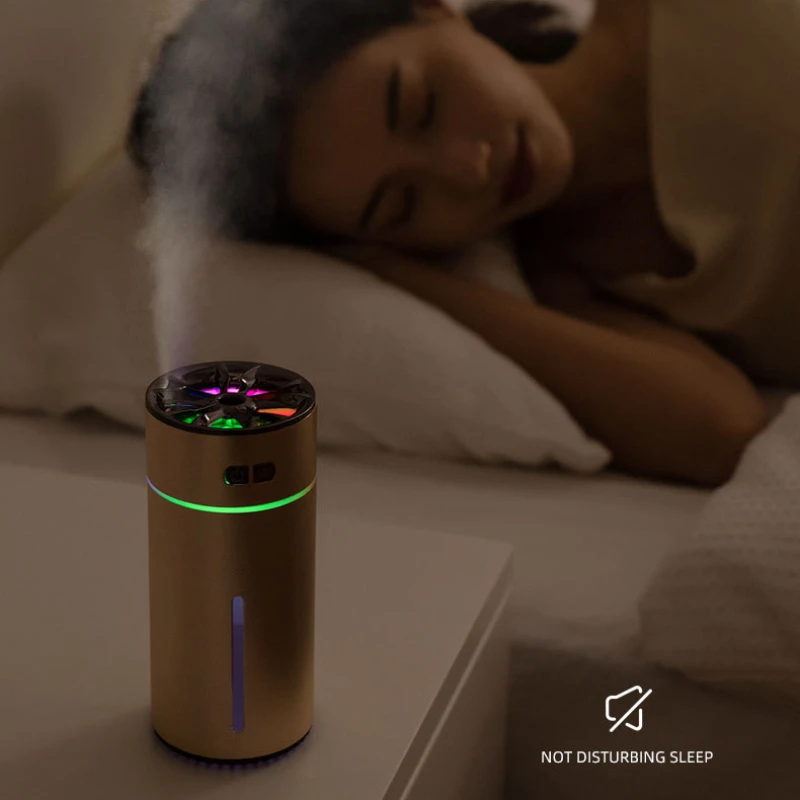 New Double Spray Car Aromatherapy Machine with Automatic Start Stop for Home Colorful Mini Heavy Mist Portable Humidifier